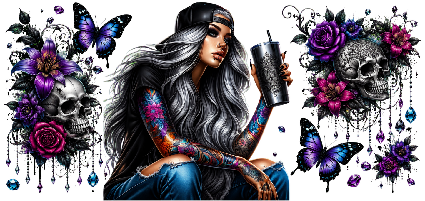 Gothic Tattooed Woman