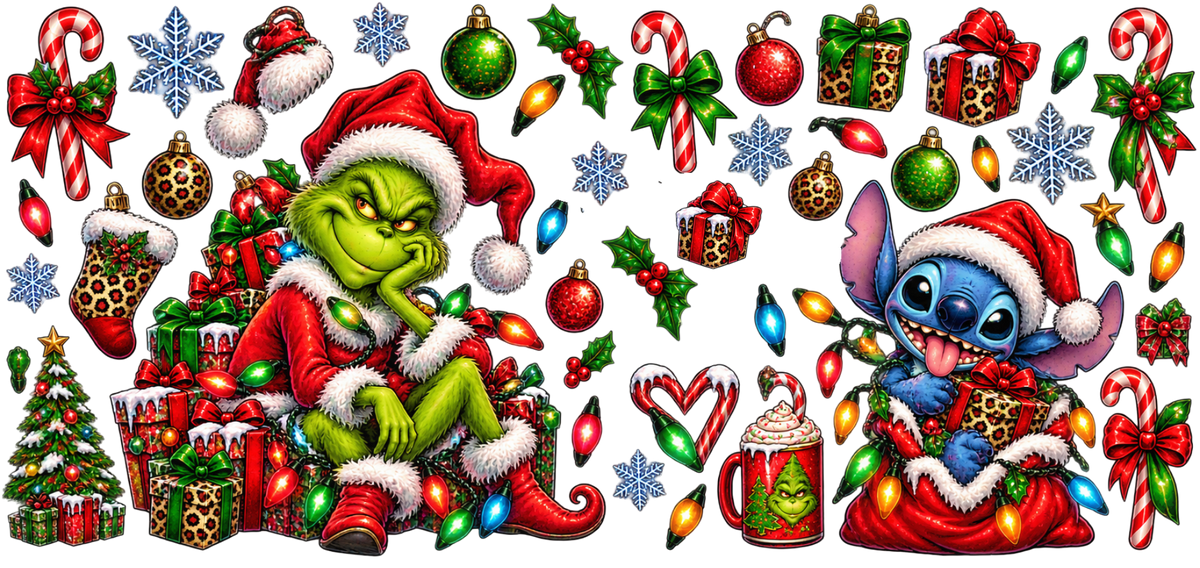 Green and Blue Horror Christmas