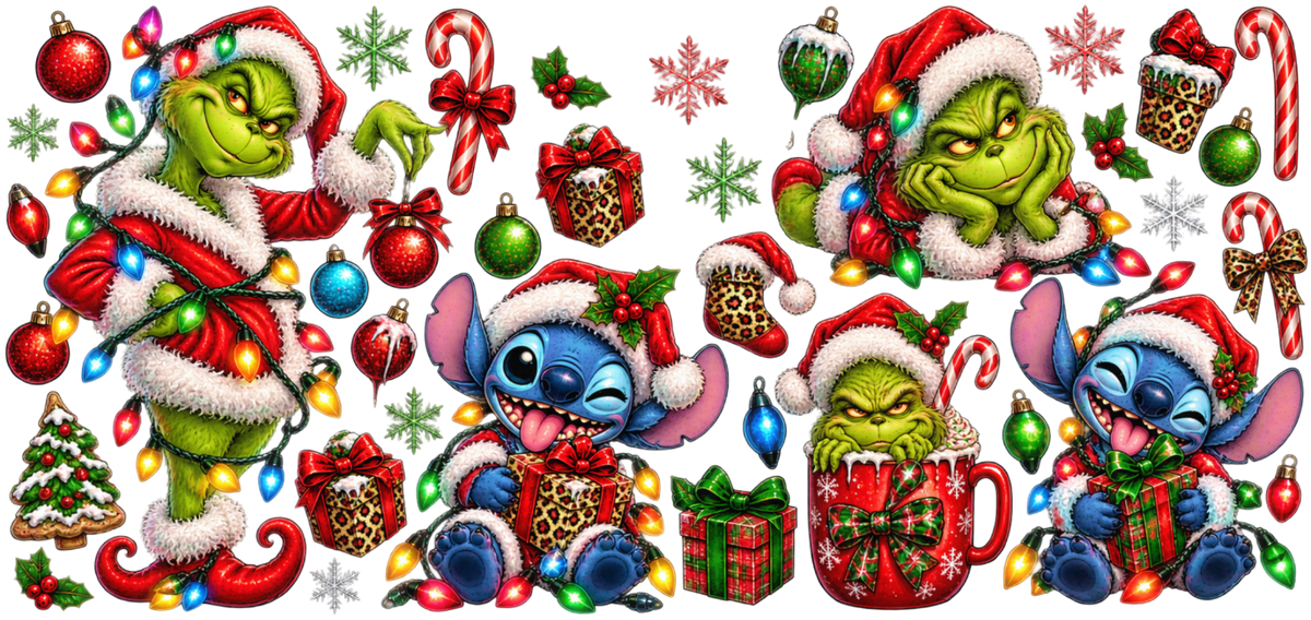 Green and Blue Horror Christmas 1