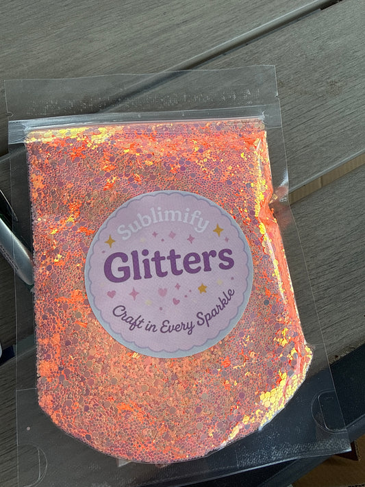 4 oz Glitter  - Tequila Sunrise