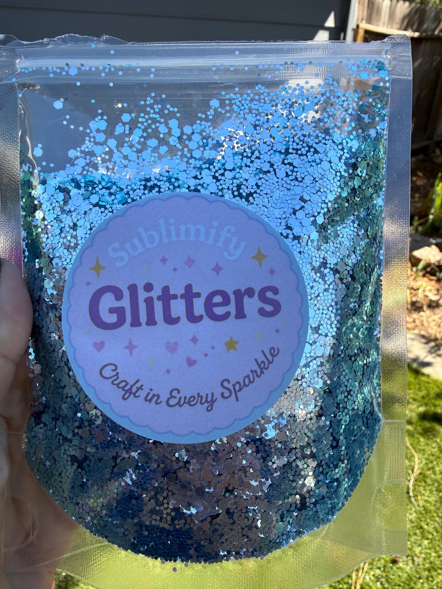 4 oz Glitter  - Midnight lagoon -Chameleon