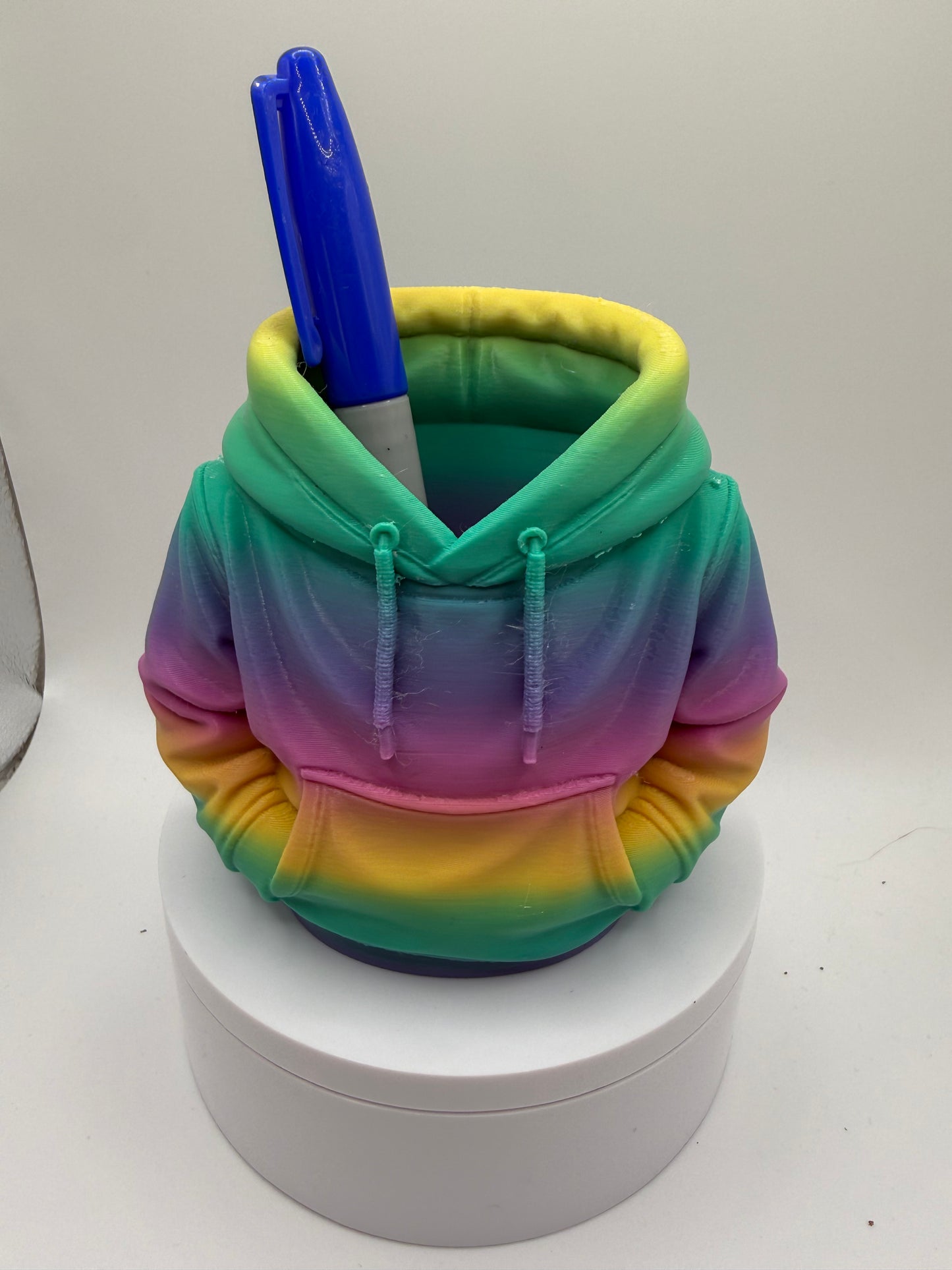 Hoodie pencil holder