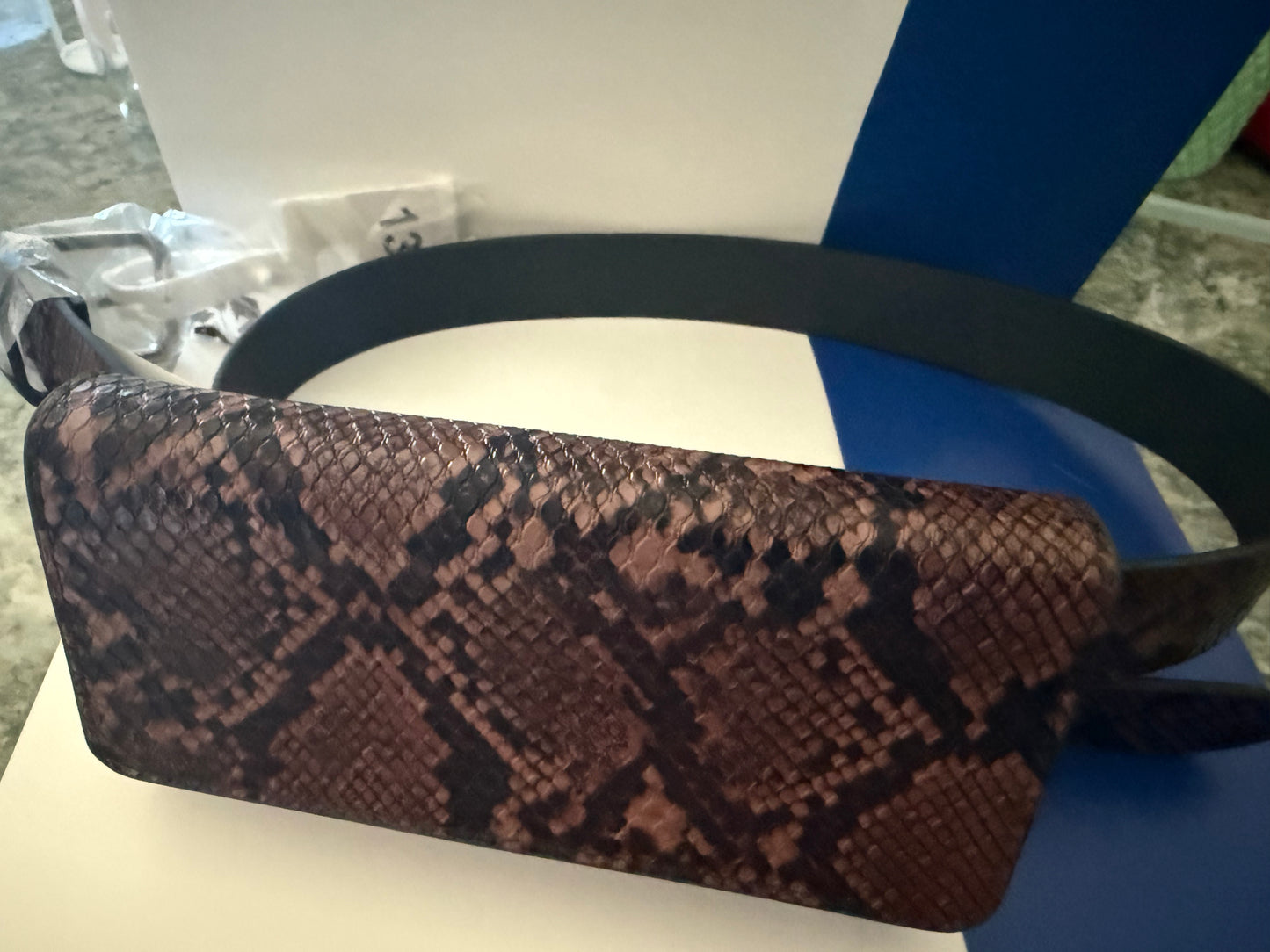Raffle ticket snake skin