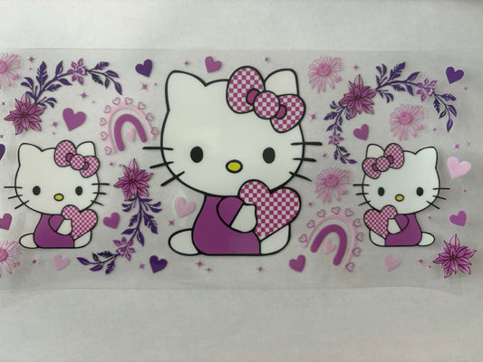 Hello kitty pink hearts