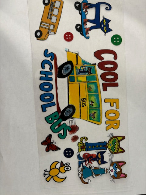 Pete the cat- Cool for school bus