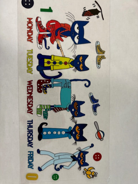 Pete the cat- Monday tue