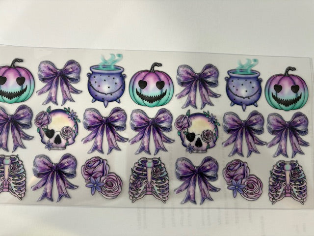 Pumpkin - Purple and Teal