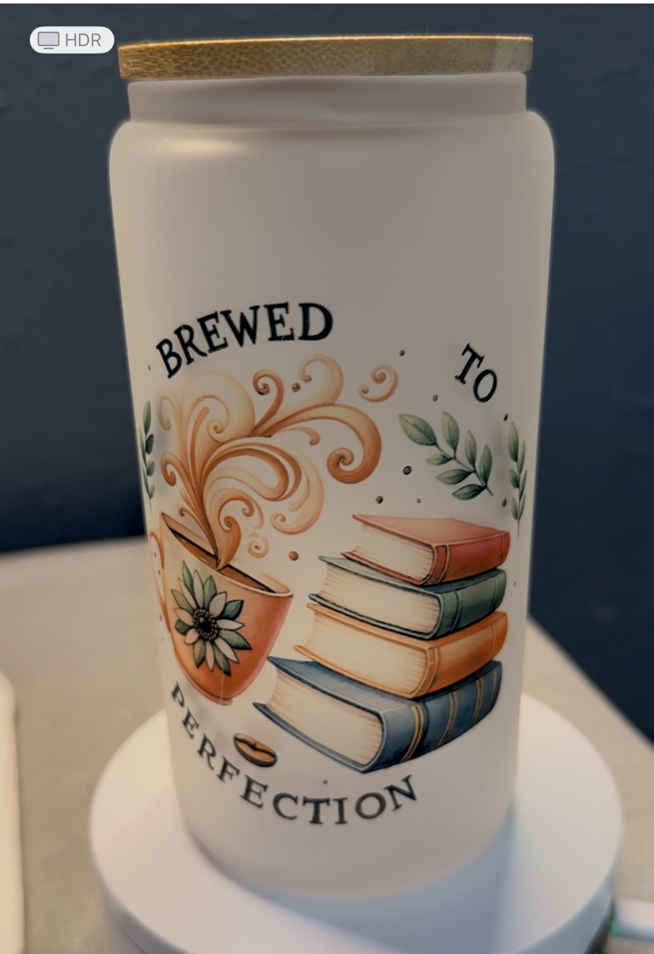 16oz frosted glass (Brewed to Perfection)