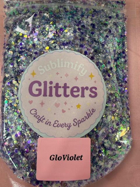 Glo Violet Glitter