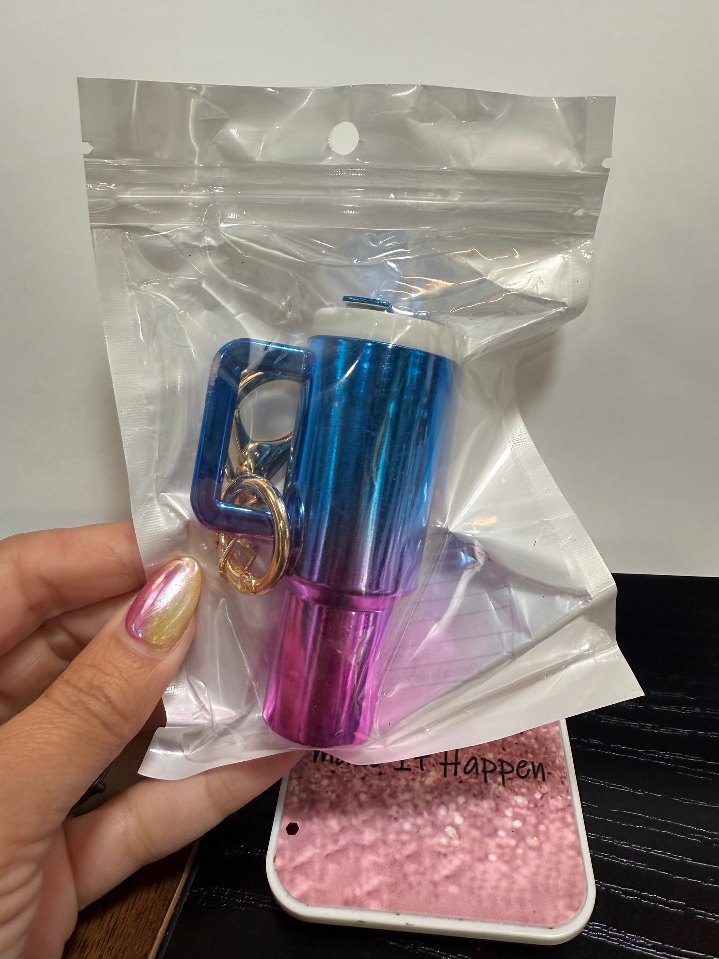 Keychain/Chapstick holder