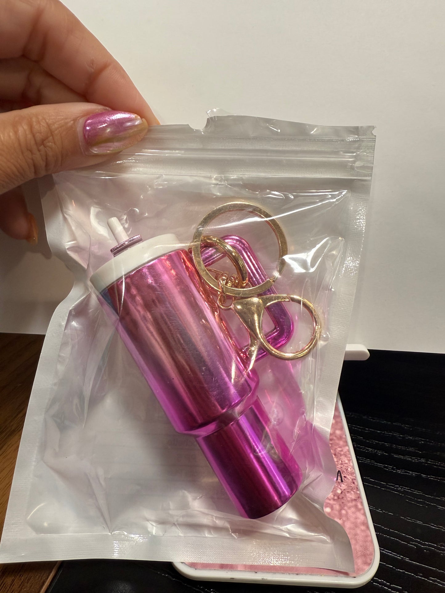 Keychain/Chapstick holder