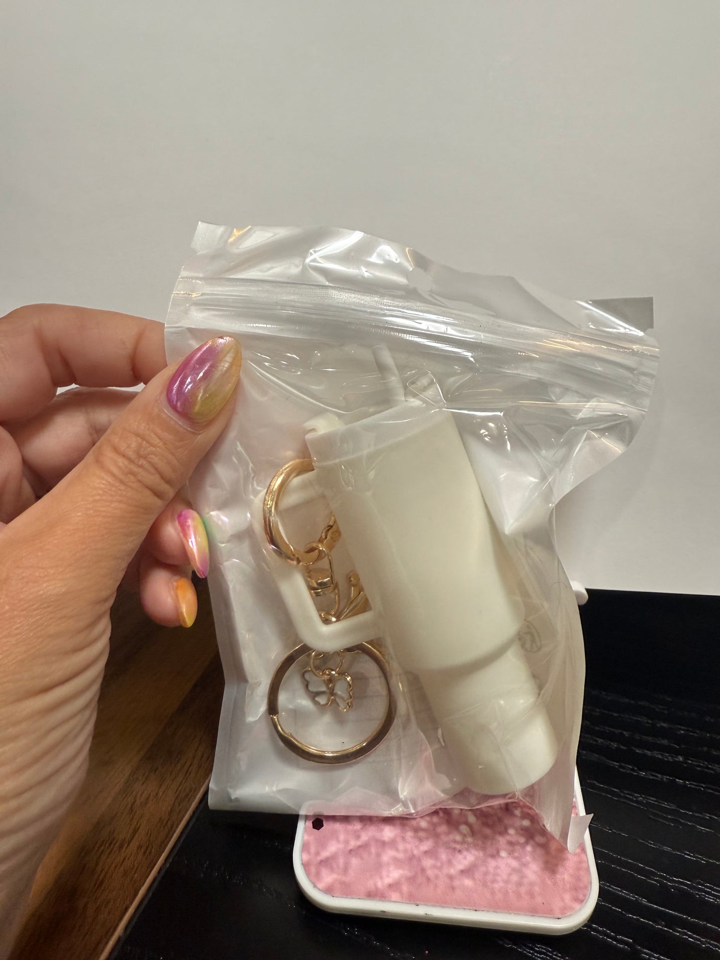 Keychain/Chapstick holder