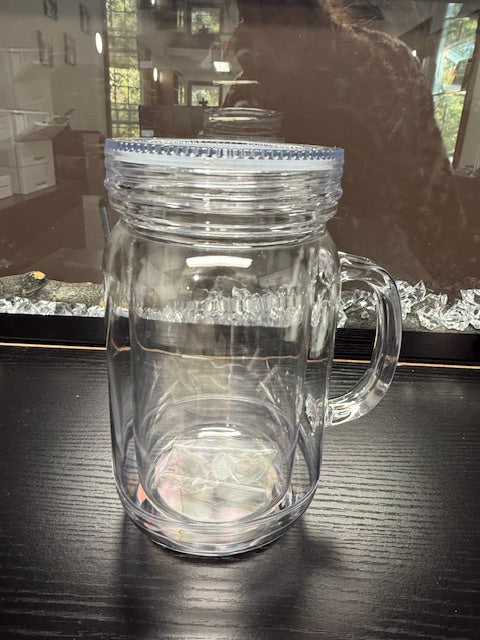 20oz Acrylic Mason Jar Snow globe