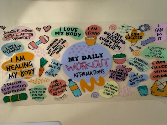 My Daily Workout Affirmations