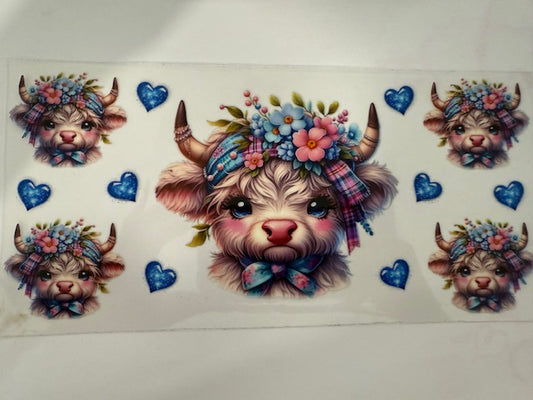 Miniature cow - Pastel Colors