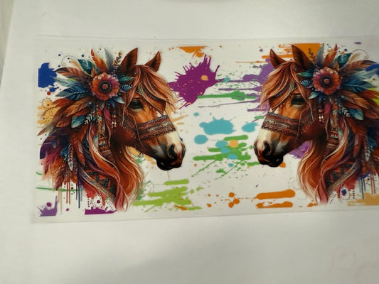 Horse - Paint Splatters