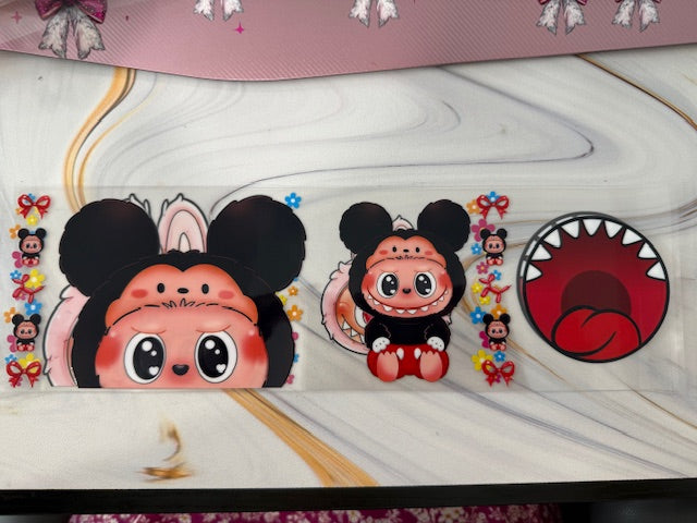 Labubu  2  Mug with Big Mouth set