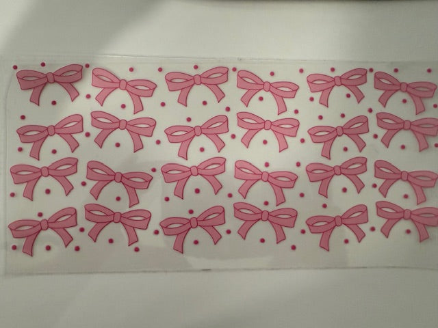 Pink small bows