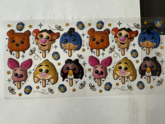 Popsicle - winnie the pooh and friends