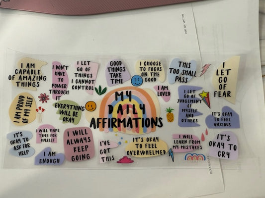 My Daily Affirmations