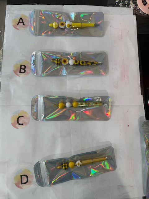 Beaded Pens - Sun Flower