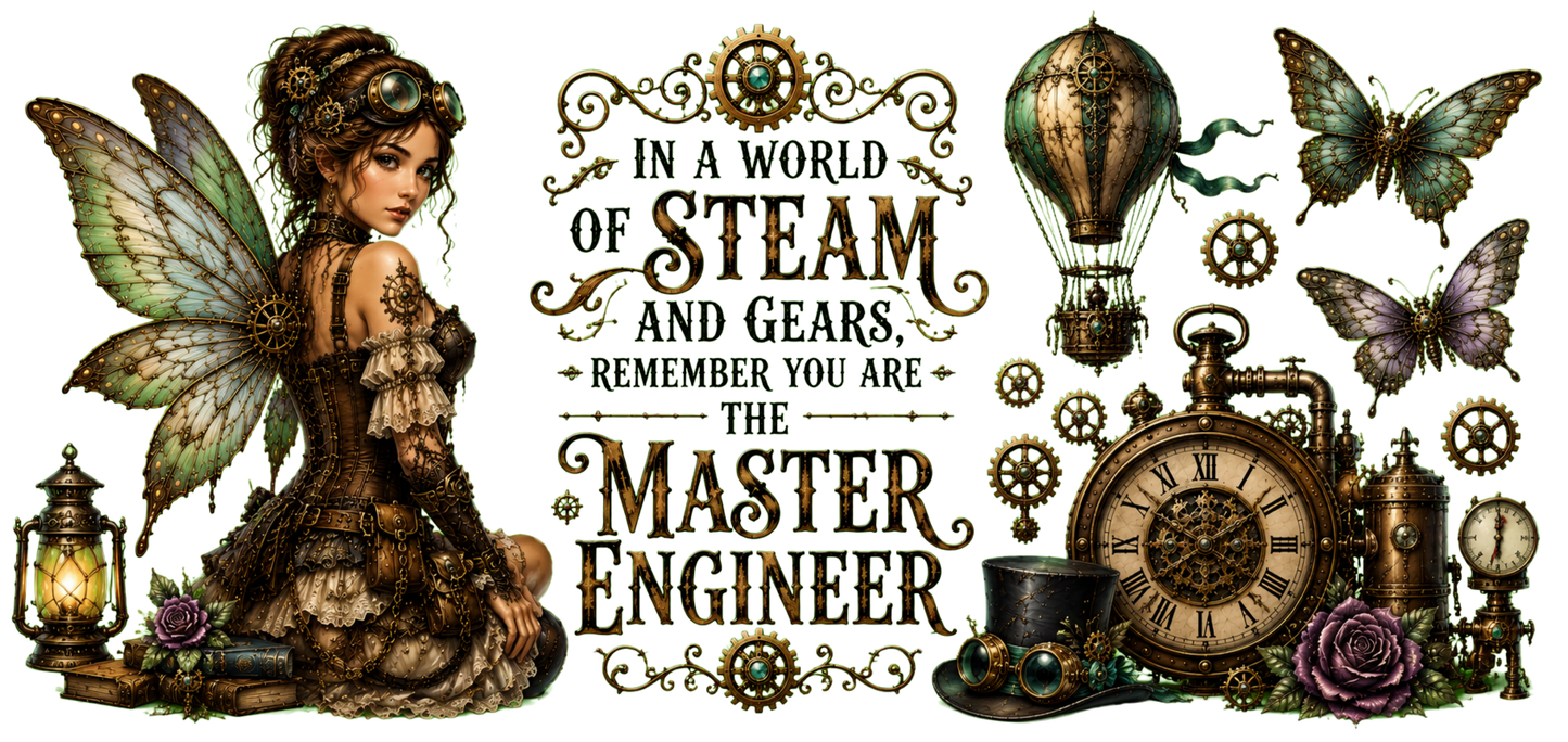 In a world of steam and gears you are the master engineer