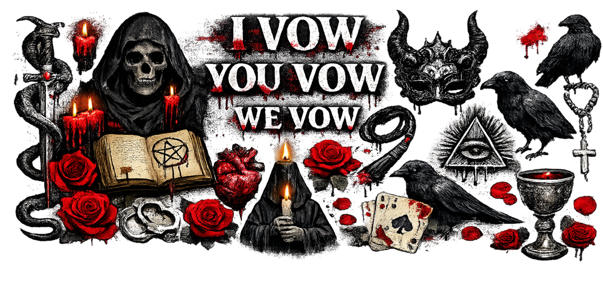 I vow you vow we vow skull