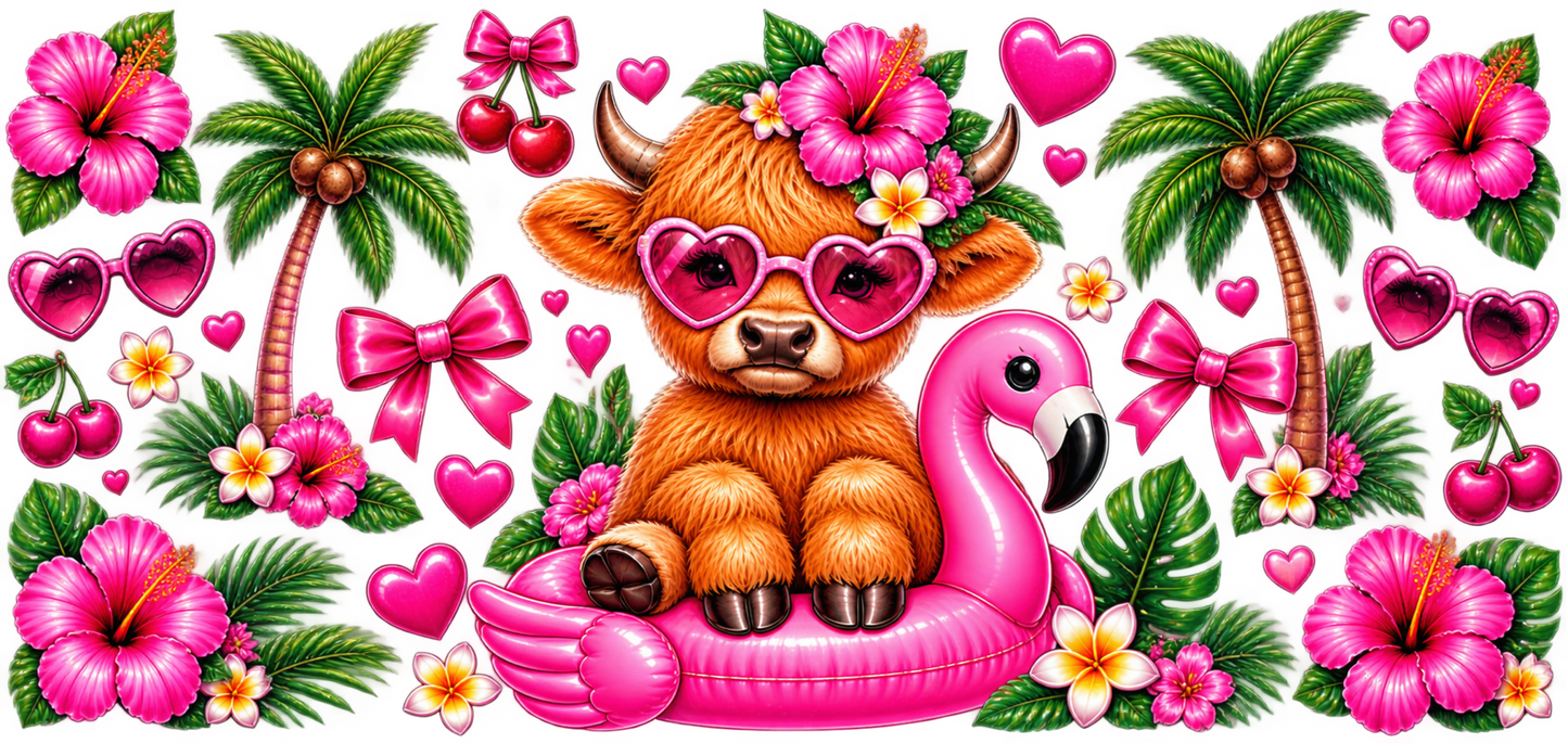 Pink Cow Beach Vacation