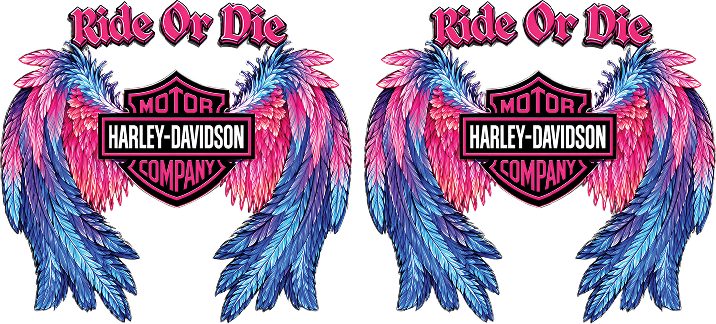Pink Ride or Die wings