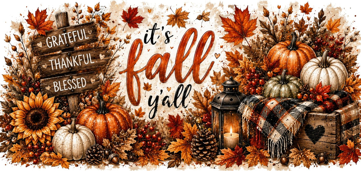 Pumpkin Fall Leaves