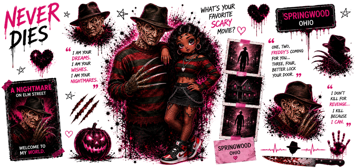 Scary Man with Hat with Girl
