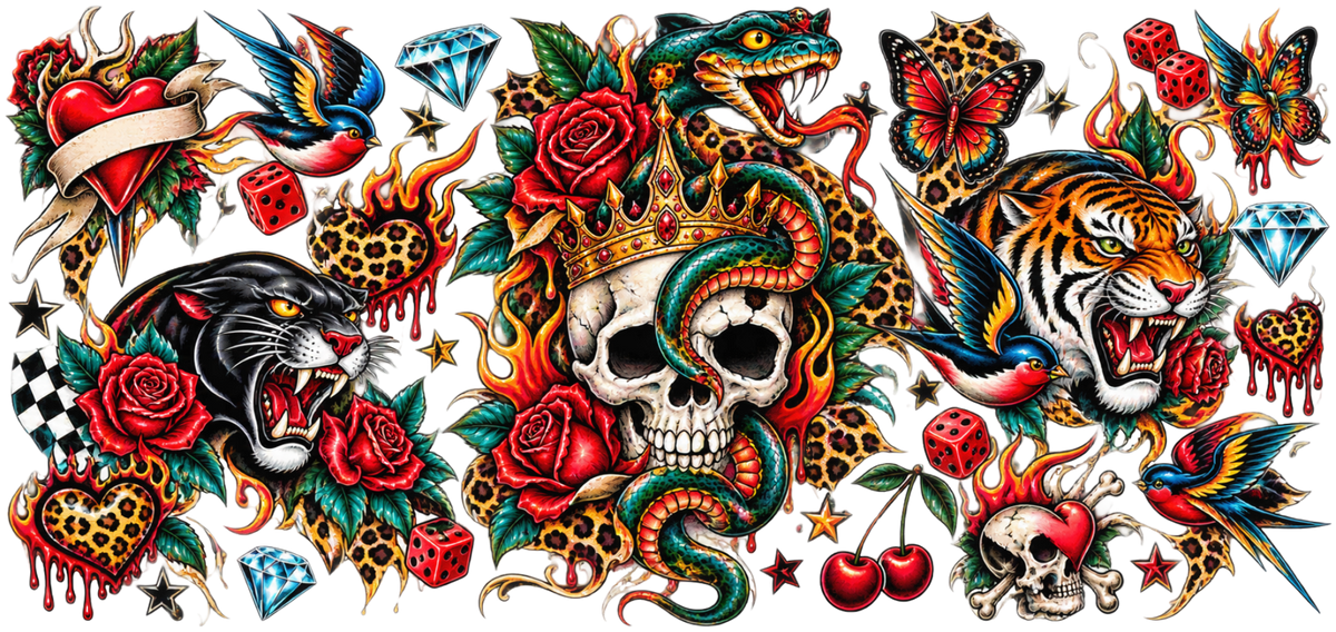 Skull Rose