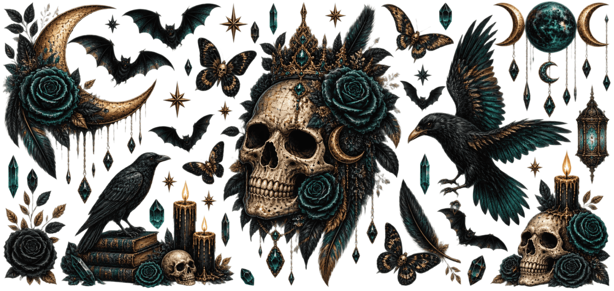 Skull and Bird