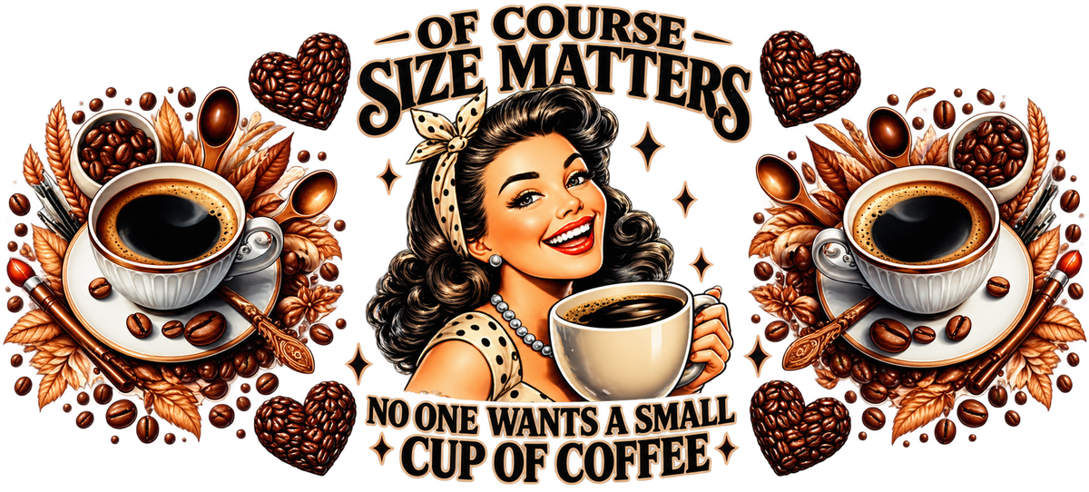 Vintage Coffee Queen Tumbler Wrap