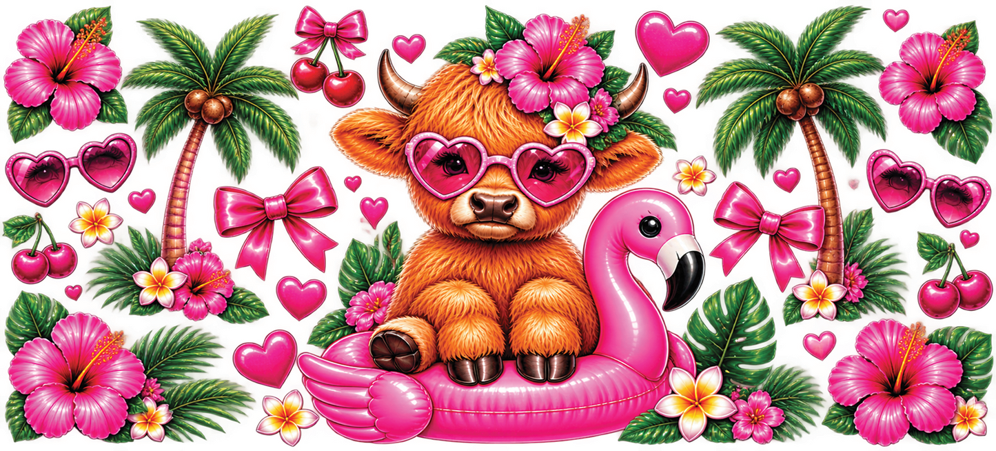cow flamingo