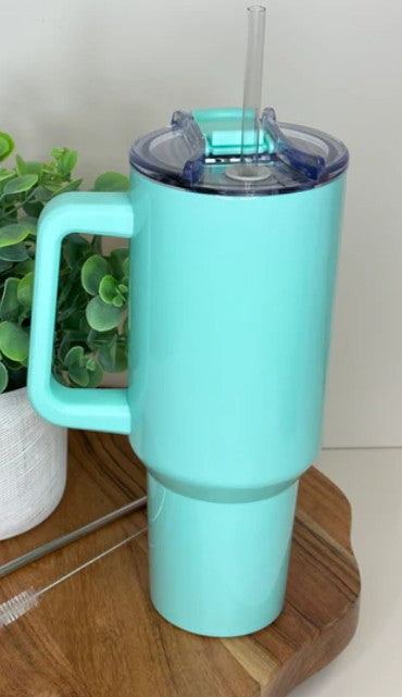 40 oz w/ Handle Sublimation Color Tumblers