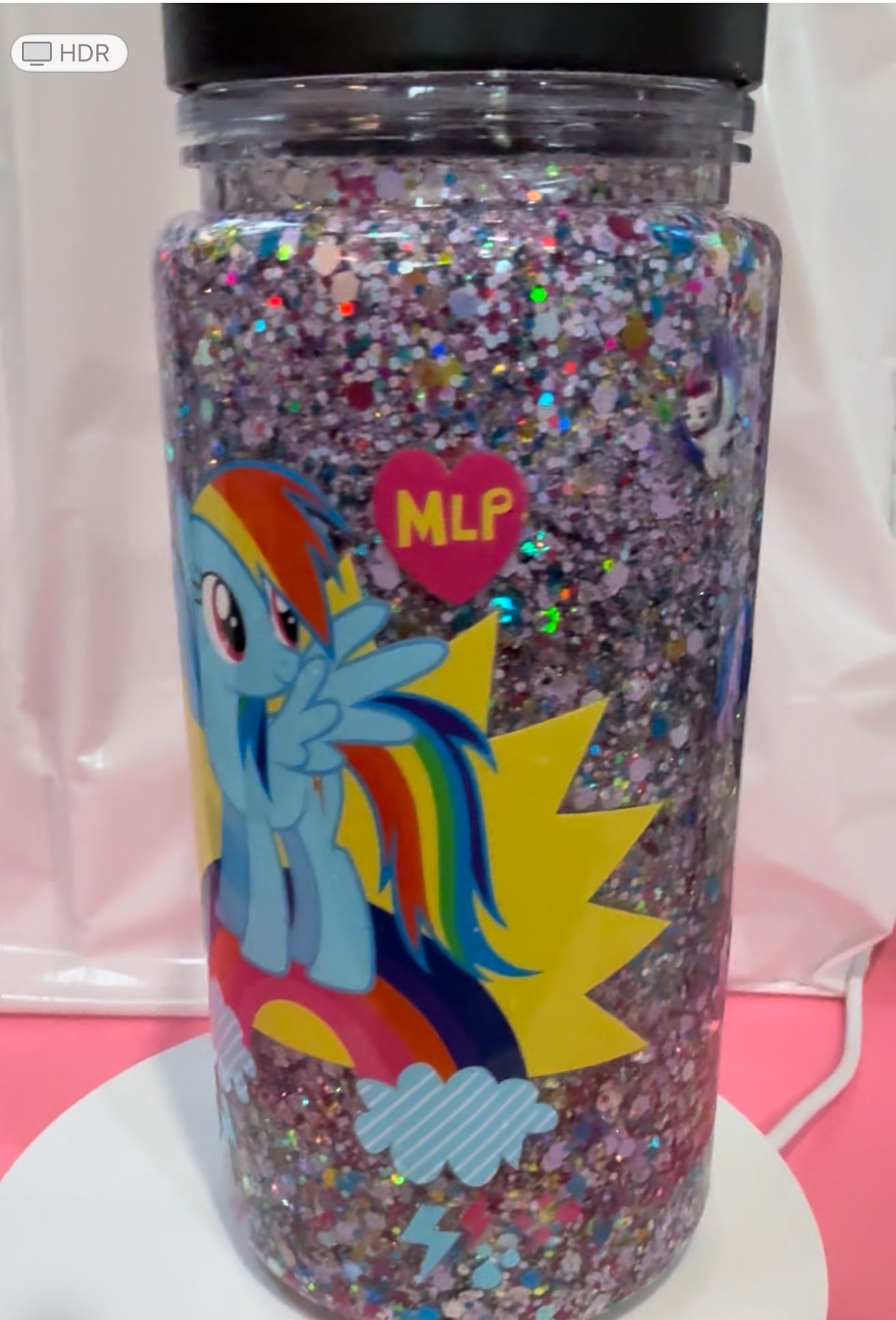 Snow Globe Cups - Glitter