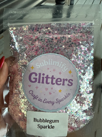 4 oz Glitter  - Bubblegum Sparkle