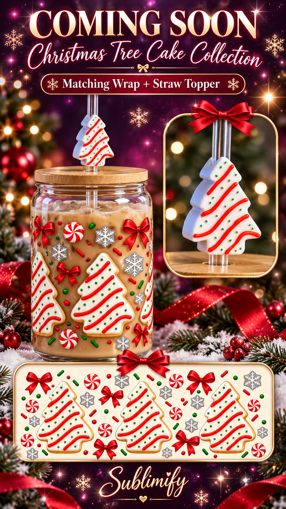 Matching Straw Topper and Wrap