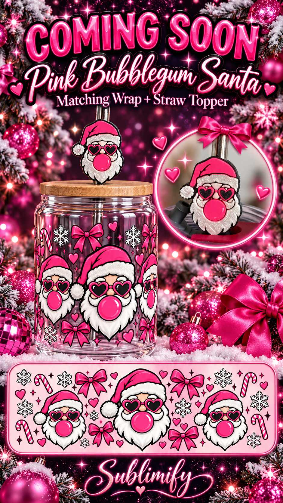 Matching Straw Topper and Wrap