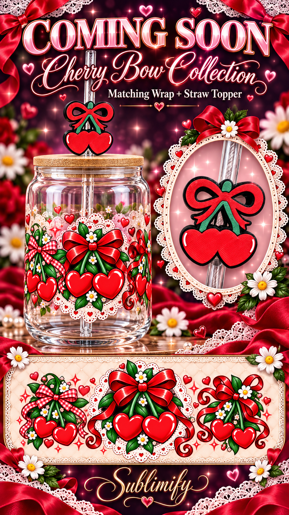 Matching Straw Topper and Wrap