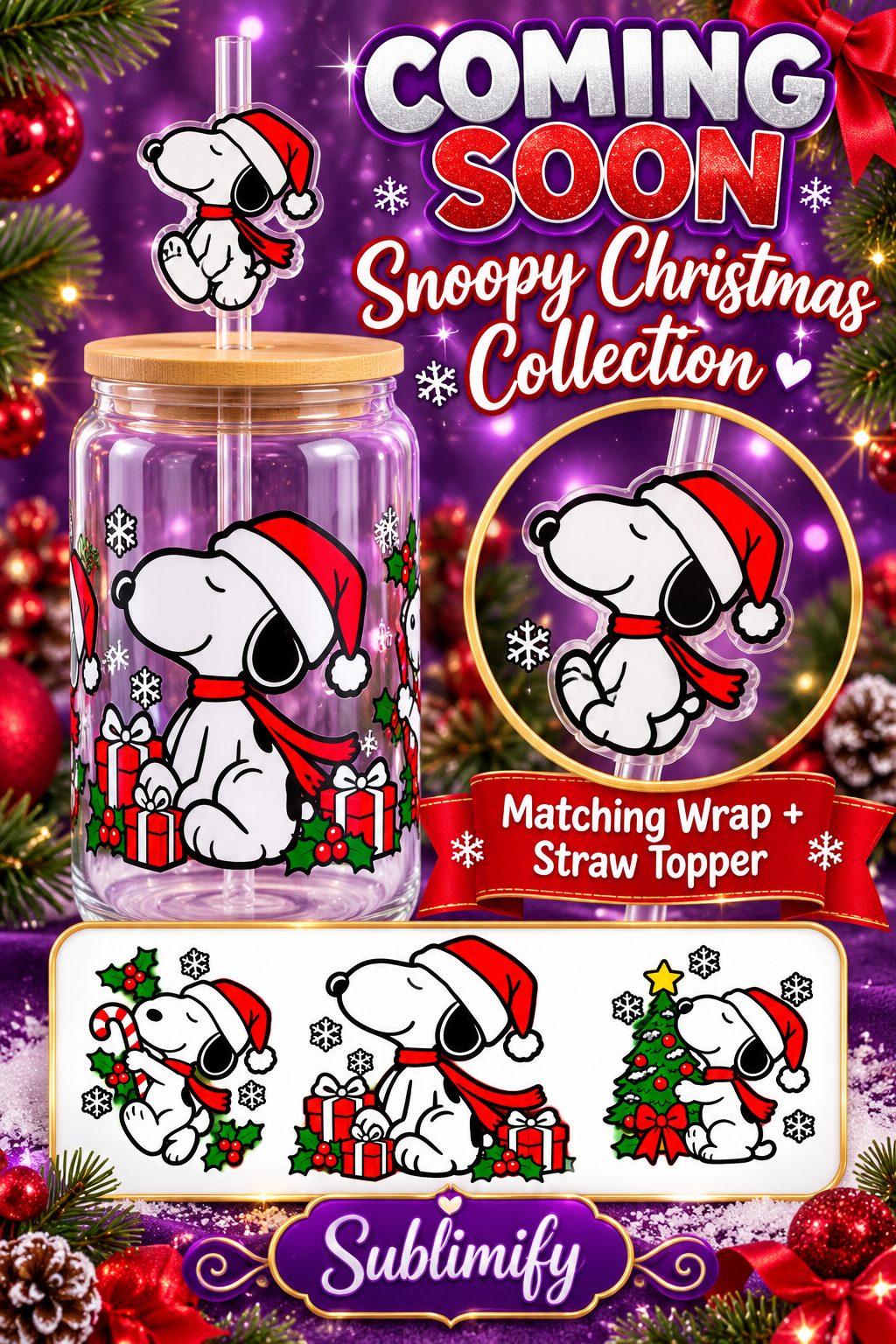 Matching Straw Topper and Wrap