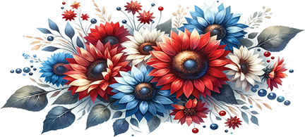 4th of july Floral