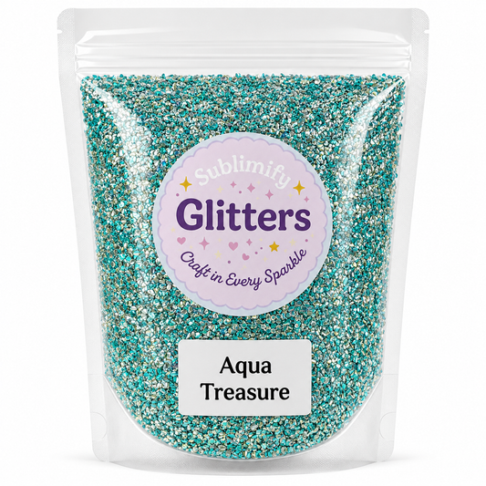 Aqua Treasure Bubble Glitter