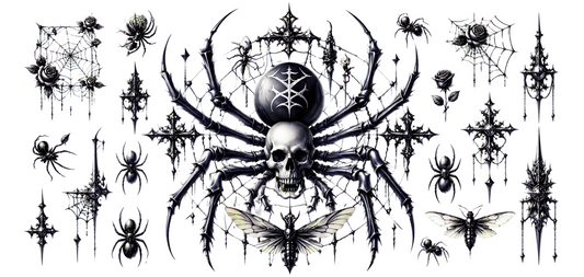 Black Dead Spider
