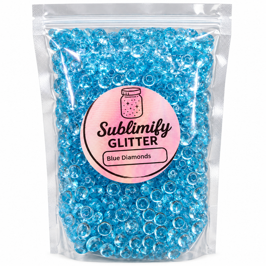 Blue Diamonds – Snow Globe Filler | 8 oz