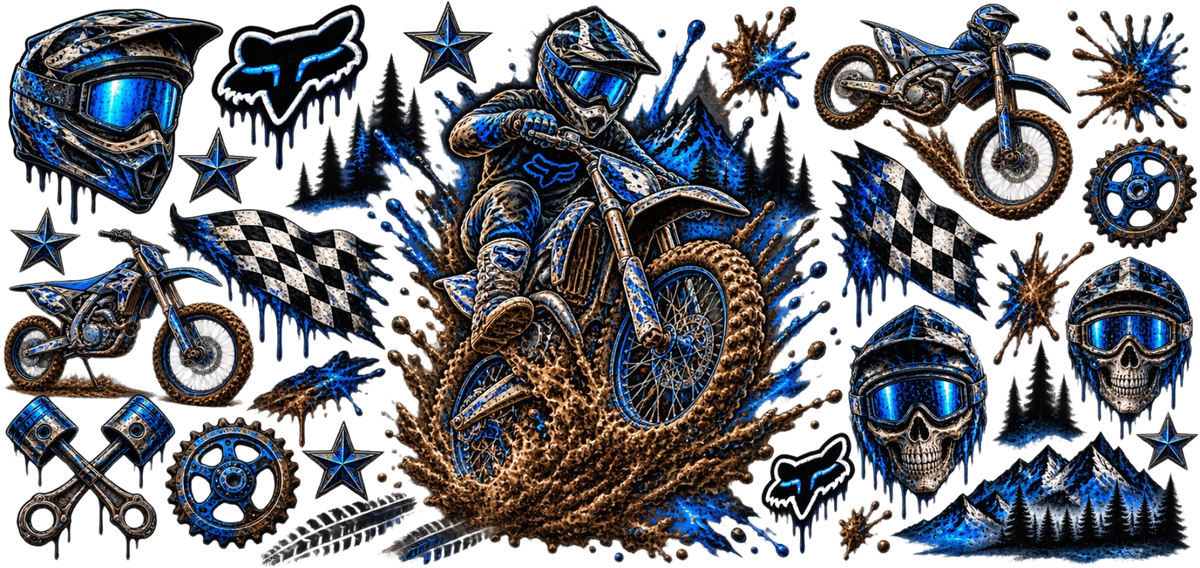 Blue Motorcycle