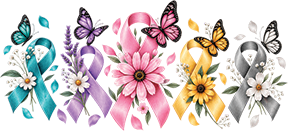 Cancer all ribbons