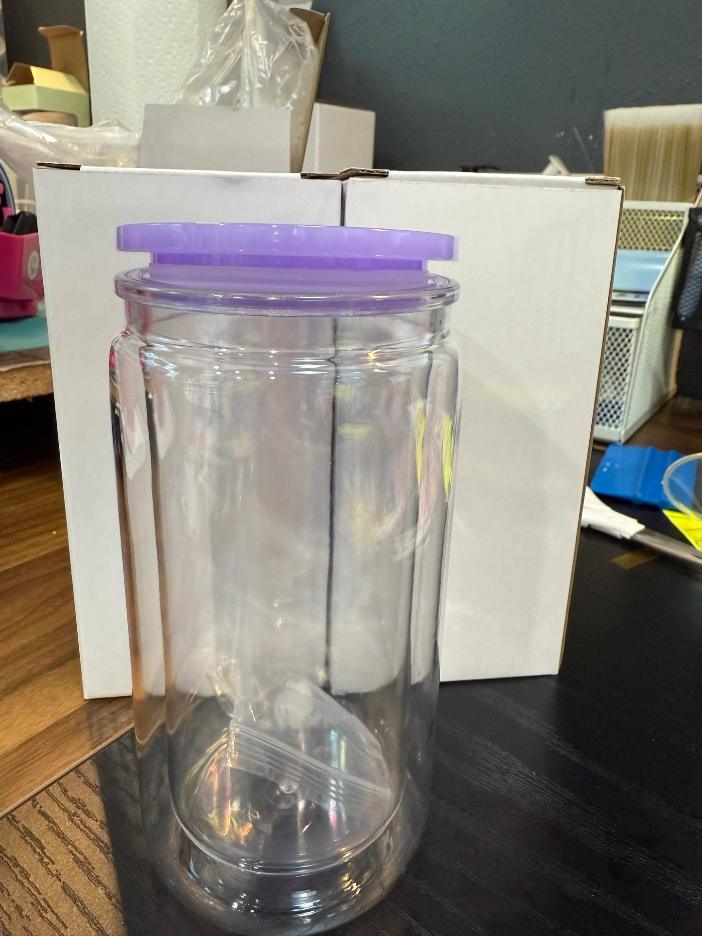 12 oz  acrylic SnowGlobe cups