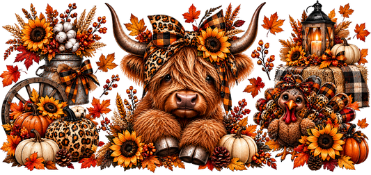 Fall with Ostrich
